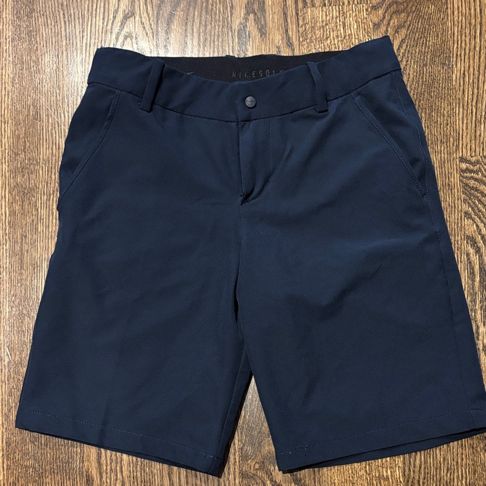 Nike Boy’s Navy Flat Front Golf Shorts